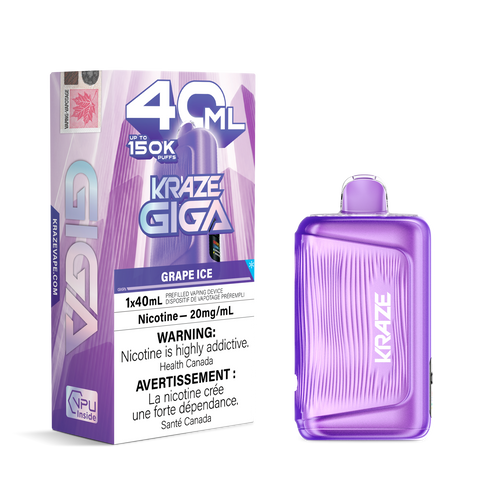 Kraze GIGA 40mL Disposable Vape
